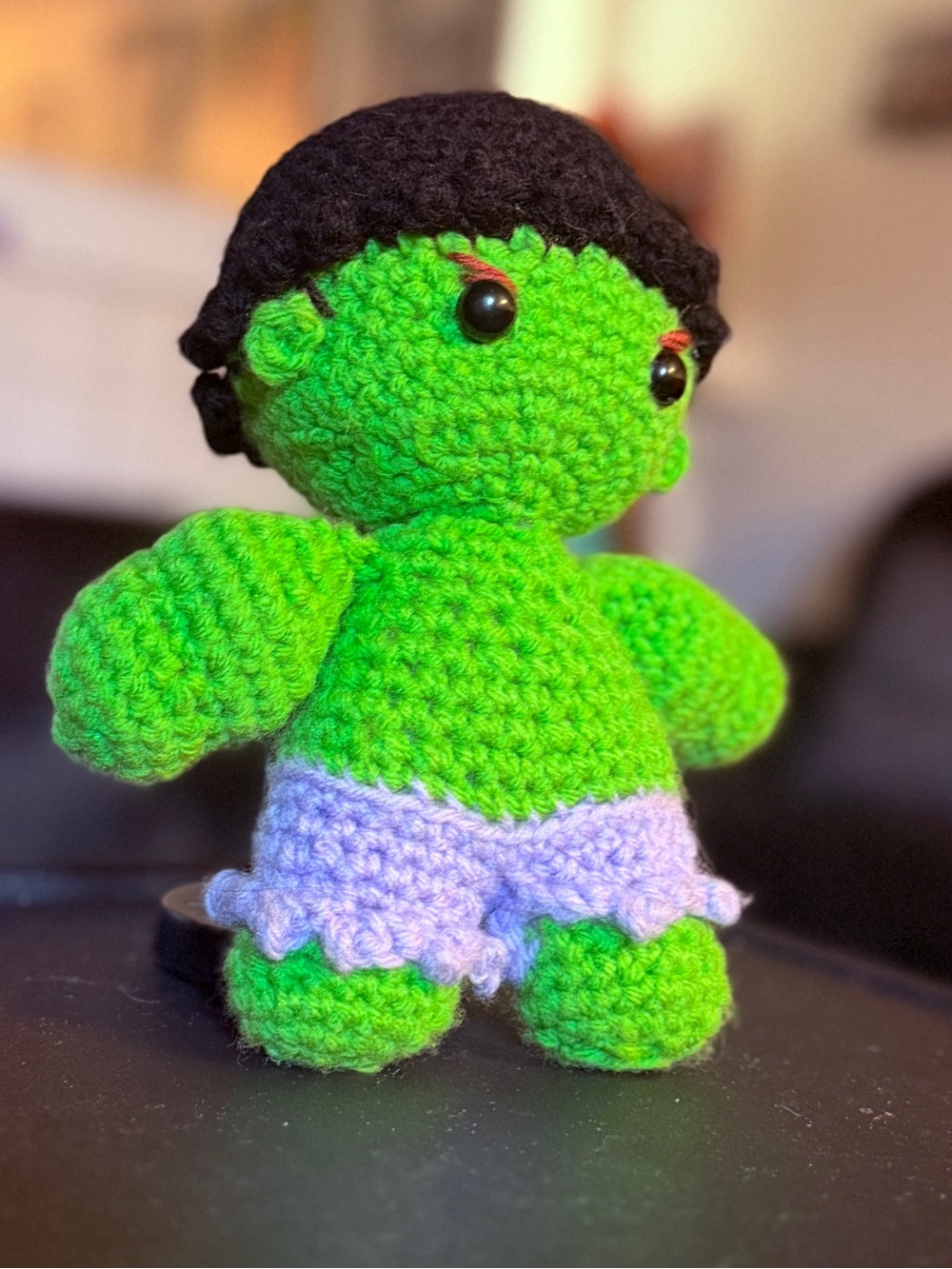 HANDMADE CROCHET INCREDIBLE HULK PLUSHIE